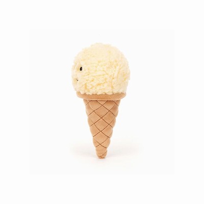 Jellycat Irresistible Ice Cream Vanilla New Zealand | VQPKI4967